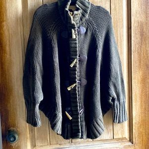 Michael Kors poncho with toggles